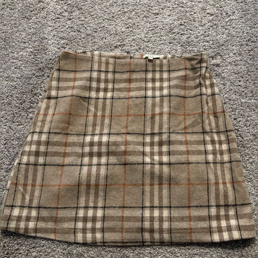 Cute Plaid Fall Skirt